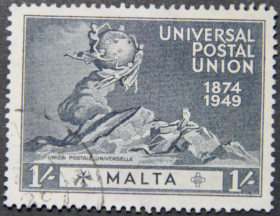 Інше Другое ^/--/^ Мальта ВПС Почтовый Союз 1949 ^_^^^ Мальта ВПС Поштовий Союз 1949 - фото фото фото