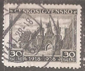 Чехословаччина Чехословакия ^/--/^ Чехословакия 1928 Sc.142 гаш. ^_^^^ Чехословаччина 1928 Sc.142 гаш. - фото фото фото