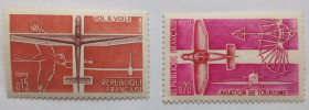 Франція Франция ^/--/^ Франция 1962 Гражданская и спортивная авиация, MNH ^_^^^ Франція 1962 Громадянська і спортивна авіація, MNH - фото фото фото