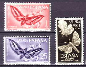 Фауна Фауна ^/--/^ NM Фауна Испания - Сахара 1964 г  MNH - ^_^^^ NM Фауна Іспанія — Сахара 1964 р MNH - фото фото фото