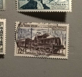 Франція Франция ^/--/^ Франция Транспорт Поезд 1955 ^_^^^ Франція Транспорт Поїзд 1955 - фото фото фото