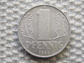 НДР, ФРН ГДР, ФРГ ^/--/^ Германия ГДР 1 пфенниг 1968 года #5809 ^_^^^ Німеччина НДР 1 пфеніг 1968 року #5809 - фото фото фото