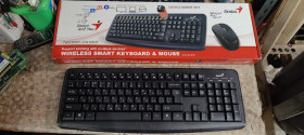 Клавіатури Клавиатуры ^/--/^ Беспроводная клавиатура Genius Smart KM-8100 № 23221125 ^_^^^ Бездротова клавіатура Genius Smart KM-8100 No 23221125 - фото фото фото