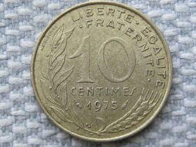 Франція Франция ^/--/^ Франция, 10 сантимов 1975 года #1348 ^_^^^ Франція, 10 сантимів 1975 року #1348 - фото фото фото