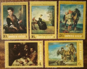 СРСР - СССР - ^/--/^ СССР Зарубежная живопись в советских музеях 1972 ^_^^^ СРСР Зарубіжний живопис в радянських музеях 1972 - фото фото фото