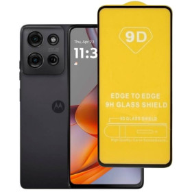 Чохли, бампера Чехлы, бампера ^/--/^ Захисне скло TDG 9 /--/ D для Motorola G /--/ 75 повна проклейка чорний ^_^^^ Защитное стекло TDG 9 /--/ D для Motorola G /--/ 75 полная проклейка черный - фото фото фото