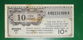 США США ^/--/^ США 10 центов 1946 1947 военный сертификат. Первый выпуск! ^_^^^ США 10 центів 1946 — військовий сертифікат. Перший випуск! - фото фото фото