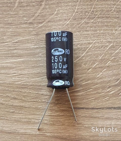 Конденсатори Конденсаторы ^/--/^ 100 /--/ мкФ  250 /--/ В.   Samwha  105°C. ^_^^^ 100 /--/ мкФ* 250 /--/ В. Samwha 105°C. - фото фото фото