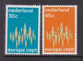 Бенілюкс Бенилюкс ^/--/^ Нидерланды 1972 г  MNH - EUROPA CEPT - ^_^^^ Нідерланди 1972 MNH - EUROPA CEPT - фото фото фото