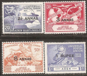 Інші країни Другие страны ^/--/^ Аден (Брит.колония) 1949 Sc.32-35 **  (32-34) и *  (35) ПОЛНАЯ серия ^_^^^ Аден (Бріт.колонія) 1949 Sc.32-35 ** (32-34) і * (35) ПОВНА серія - фото фото фото