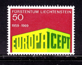 Малі Держави Європи Малые Государства Европы ^/--/^ ZM Лихтенштейн  1969 г  MNH - EUROPA CEPT - ^_^^^ ZM Ліхтенштейн 1969 MNH - EUROPA CEPT - фото фото фото