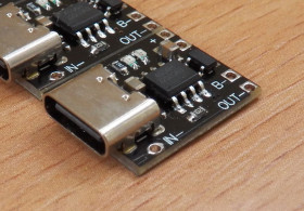 Плати Платы ^/--/^ Плата заряду mini TP /--/ 4056 контролер заряду Li-Ion 18650 із захистом NEW Type-C ^_^^^ Плата заряда mini TP /--/ 4056 контроллер заряда Li-Ion 18650 с защитой NEW Type-C - фото фото фото