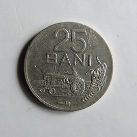 Румунія Румыния ^/--/^ Румыния Румунія 25 бани 1966 ^_^^^ Румыния Румыния 25 баны 1966 - фото фото фото