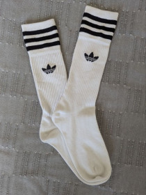 Шкарпетки Носки ^/--/^ Классические носки длиной до середины икры, Adidas Stripes High Crew. ^_^^^ Класичні шкарпетки довжиною до середини ікри, Adidas Stripes High Crew. - фото фото фото