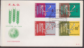 Руанда Руанда ^/--/^ Руанда 1963 БОРЬБА С ГОЛОДОМ ЗЕРНО КОЛОСЬЯ ФЛОРА ЗЛАКОВАЯ КУЛЬТУРА ЗЛАК ХЛЕБ ИНСТРУМЕНТ КПД Mi.23-26 ^_^^^ Руанда 1963 БОРОТЬБА З ГОЛОДОМ ЗЕРНО КОЛОСЯ ФЛОРА ЗЛАКОВА КУЛЬТУРА ЗЛАК ХЛІБ ІНСТРУМЕНТ ККД Mi.23-26 - фото фото фото