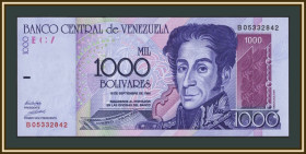 Венесуела Венесуэла ^/--/^ Венесуэла 1000 боливар 1998 P-79 UNC ^_^^^ Венесуела 1000 болівар 1998 P-79 UNC - фото фото фото