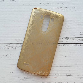 Зарядні пристрої Зарядные устройства ^/--/^ Чохол для LG G /--/ 3 (D /--/ 850, D /--/ 855) силіконовий, вінтаж, золотистий ^_^^^ Чехол LG G /--/ 3 D /--/ 850 D /--/ 855 для телефона силиконовый Gold - фото фото фото