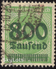 Веймарська республіка Веймарская республика ^/--/^ 1923 266 A /--/ 35 800 /--/ th m on 400 /--/ m - фото фото фото