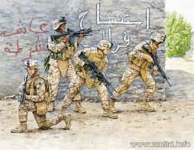 Фігурки, солдатики Фигурки, солдатики ^/--/^ Master Box 3575 Ирак - US marines ^_^^^ Master Box 3575 Ірак - US marines - фото фото фото
