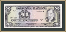 Центральна Америка Центральная Америка ^/--/^ Никарагуа 500 кордоб 1972 P-127 UNC ^_^^^ Нікарагуа 500 кордоб 1972 P-127 UNC - фото фото фото