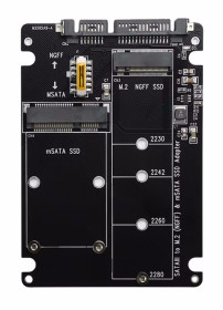 Твердотільні SSD-накопичувачі Твердотельные SSD-накопители ^/--/^ Переходник адаптер плата SSD M.2 M /--/ 2 NGFF mSATA to SATA ^_^^^ Перехідник адаптер плата SSD M.2 M /--/ 2 NGF mSATA to SATA - фото фото фото