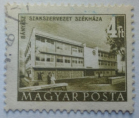 Угорщина Венгрия ^/--/^ Венгрия 1952 Здание, архитектура, 4 /--/ Ft, гашеная (I) ^_^^^ Угорщина 1952 Будівля, архітектура, 4 /--/ Ft, гашена (I) - фото фото фото