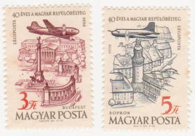 Угорщина Венгрия ^/--/^ Венгрия 1958 г. № 1580‑1581 ** серия ^_^^^ Угорщина 1958 р. No 1580-1581 ** серія - фото фото фото