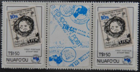 Інше Другое ^/--/^ Ниуафооу Филателия Карта 1983 ^_^^^ Ніуафооу Філателія Карта 1983 - фото фото фото