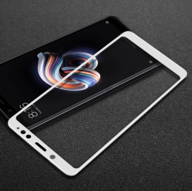 Чохли, бампера Чехлы, бампера ^/--/^ Захисне скло Xiaomi Redmi Note 5 / Note 5 Global / Note 5 Pro Full cover білий 0,26 мм в упаковці ^_^^^ Защитное стекло Xiaomi Redmi Note 5 / Note 5 Global / Note 5 Pro Full cover белый 0,26 мм в упаковке - фото фото фото
