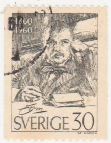 Скандинавія Скандинавия ^/--/^ Швеция 1960 г. № 457 гашеная ^_^^^ Швеція 1960 р. No 457 гашена - фото фото фото