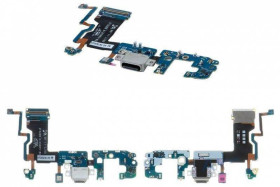 Шлейфи, перехідники Шлейфы, переходники ^/--/^ Шлейф Samsung G /--/ 960 /--/ F Galaxy S /--/ 9 с разъемом зарядки, с микрофоном, Type-C ^_^^^ Samsung G /--/ 960 /--/ F Galaxy S /--/ 9 з роз'ємом зарядки тип-С і мікрофоном - фото фото фото
