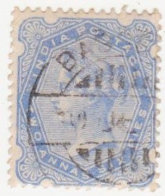 Інші країни Другие страны ^/--/^ Индия  1900 г. № 57 гашеная ^_^^^ Індія 1900 р. No 57 гашена - фото фото фото