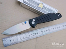 Ножі, мультітули Ножи, мультитулы ^/--/^ Bestechman Goodboy BMK /--/ 04 /--/ I, G /--/ 10 Black, D /--/ 2 Satin, Caged Ceramic Ball Bearing, Flipper, Outdoor, EDC, Button Lock - фото фото фото