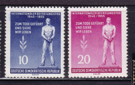 Чехословаччина Чехословакия ^/--/^ ГДР  1955 г MNH  - полная серия - ^_^^^ НДР 1955 MNH - повна серія - фото фото фото