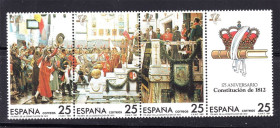 Іспанія Испания ^/--/^ Испания  1987 г  MNH - сцепка ^_^^^ Іспанія 1987 MNH - зчіпка - фото фото фото