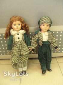 Ляльки Куклы ^/--/^ Фарфоровые куклы пара мальчик с девочкой №462 ^_^^^ Фарфорові ляльки пари хлопчик з дівчинкою No /--/ 462 - фото фото фото
