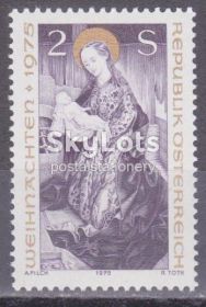 Австрія Австрия ^/--/^ Австрия 1975 РОЖДЕСТВО ХРИСТИАНСКИЙ ПРАЗДНИК РЕЛИГИЯ ИЗОБРАЗИТЕЛЬНОЕ ИСКУССТВО КАРТИНЫ Mi.1503** ^_^^^ Австрія 1975 Різдво Християнський святник Релігія Виробниче мистецтво Картини Mi.1503 - фото фото фото