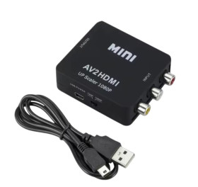 Інше Другое ^/--/^ Конвертер AV RCA - HDMI відео, аудіо, FullHD 1080 /--/ p, чорний ^_^^^ Конвертер AV RCA - HDMI видео, аудио, FullHD 1080 /--/ p, черный - фото фото фото
