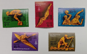 СРСР - СССР - ^/--/^ СССР 1978 Олимпийские игры, водный спорт, MNH (I) ^_^^^ СРСР 1978 Олімпійські ігри, водний спорт, MNH (I) - фото фото фото