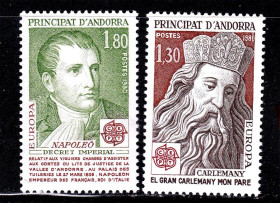 Малі Держави Європи Малые Государства Европы ^/--/^ Андорра  SP  1980 г  MNH - СЕРТ - ^_^^^ Андорра SP 1980 MNH - Серт - фото фото фото