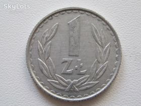 - року - года ^/--/^ Польша 1 злотый 1985 года #14107 ^_^^^ Польща 1 злотий 1985 #14107 - фото фото фото