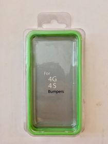 Чохли, бампера Чехлы, бампера ^/--/^ Чехол Бампер Plastic iPhone 4/4 /--/ S Зеленый ^_^^^ Чехол Бампер Plastic iPhone 4/4 /--/ S Зелений - фото фото фото