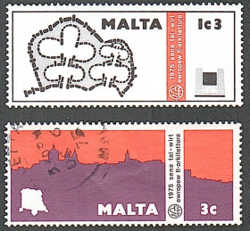 Мальта Мальта ^/--/^ Мальта  (1975) Европейский год архитектурного наследия ^_^^^ Мальта (1975) Європейський рік архітектурної спадщини - фото фото фото