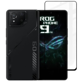 Чохли, бампера Чехлы, бампера ^/--/^ Захисне скло Fiji Premium для Asus ROG Phone 9 FE повне проклеювання Anti-Static чорний ^_^^^ Защитное стекло Fiji Premium для Asus ROG Phone 9 FE полное проклеивание Anti-Static черный - фото фото фото