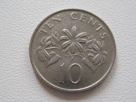 Сінгапур Сингапур ^/--/^ Сингапур 10 центов 1989 года #16214 ^_^^^ Сінгапур 10 центів 1989 року #16214 - фото фото фото