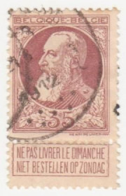 Бенілюкс Бенилюкс ^/--/^ Бельгия 1905  г. № 74 гашеная ^_^^^ Бельгія 1905 р. No 74 гашена - фото фото фото