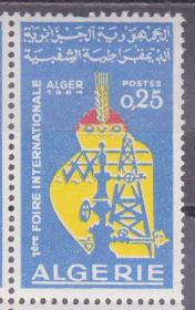 Алжир Алжир ^/--/^ Алжир 1964 1-я МЕЖДУНАРОДНАЯ ЯРМАРКА ПРОМЫШЛЕННОСТЬ ЭЛЕКТРИФИКАЦИЯ ГАЗ НЕФТЬ РЕСУРСЫ Mi.431** MNH ^_^^^ Алжир 1964 1-а МІЖНАРОДНА ЯРМАРКА ПРОМИСЛОВІСТЬ ЕКТРІФІКАЦІЯ ГАЗ НАФТА РЕСУРСИ Mi.431** MNH - фото фото фото
