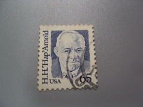 Північна Америка Северная Америка ^/--/^ марка США 1988 стандарт личности военачальник Генри Харли Арнолд гаш №2526 ^_^^^ 1988 — стандарт особистості воєначальник Генрі Харлі Арнолд гаш No 2526 - фото фото фото