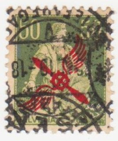 Швейцарія Швейцария ^/--/^ Швейцария 1919 г. № 144 гашеная ^_^^^ Швейцарія 1919 р. No 144 гашена - фото фото фото