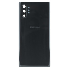 Корпуса на Samsung Корпуса на Samsung ^/--/^ Задня частина корпусу Samsung Galaxy Note 10 Plus SM-N /--/ 975 Aura Black  (з склом камери) ^_^^^ Задняя часть корпуса Samsung Galaxy Note 10 Plus SM-N /--/ 975 Aura Black (со стеклом камеры) - фото фото фото